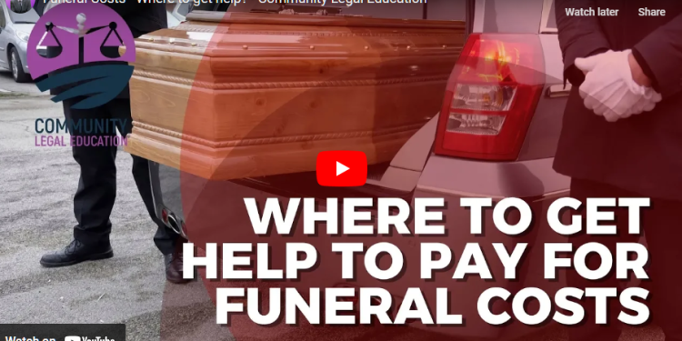 Funeral Costs - Where to get help? - Community Legal Education