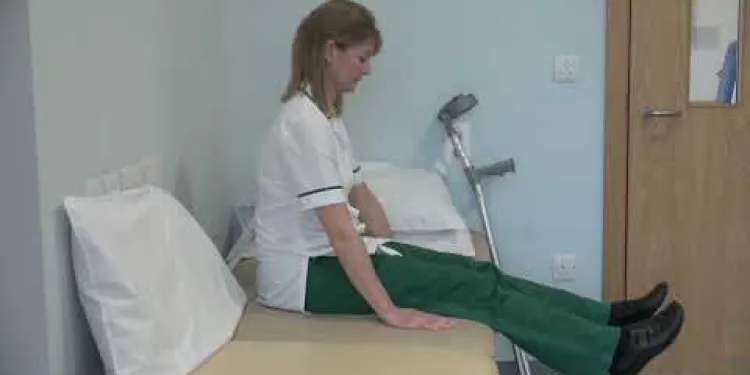 Hip replacement - getting into bed
