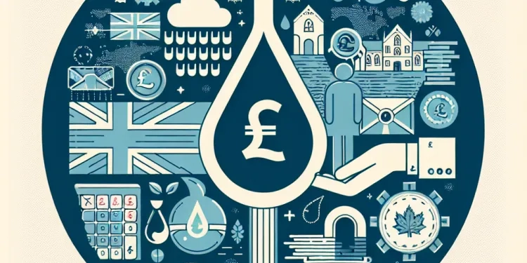 Are there any government initiatives to tackle water loss in the UK?