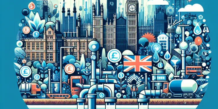 Are water companies responsible to maintain and update infrastructure in the UK?