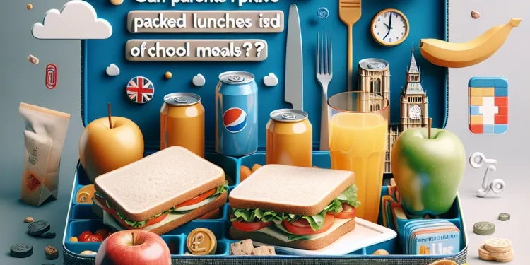 Can parents provide packed lunches instead of school meals?