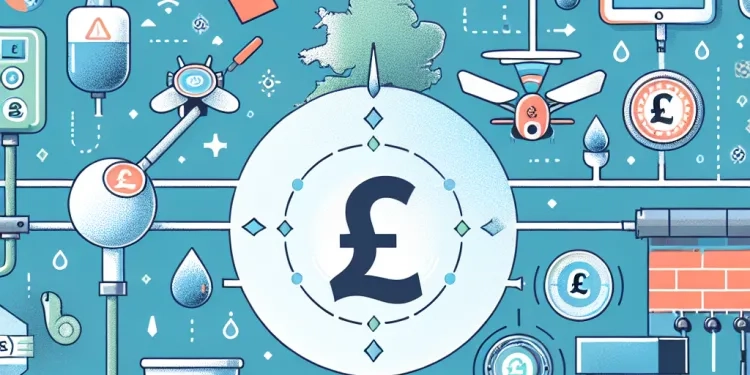 How are new technologies helping to reduce water loss in the UK?