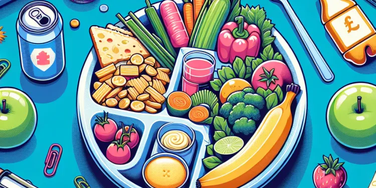 How are school meals provided in the UK?