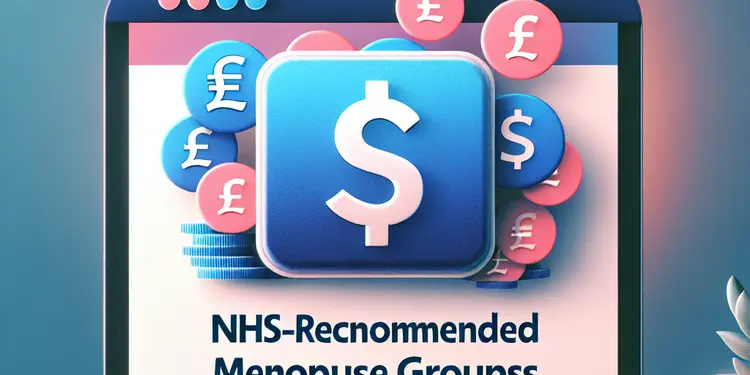 How can I find NHS-recommended menopause support groups online?