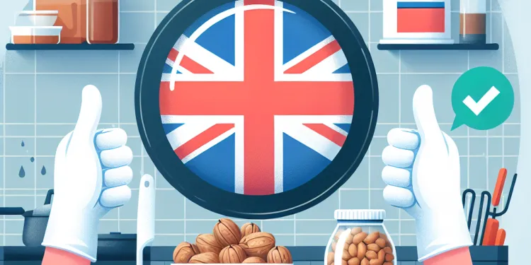 How can I prevent cross-contamination with nuts in the kitchen?