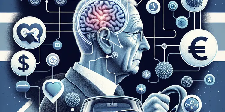 How do cognitive changes in older adults influence driving risk?