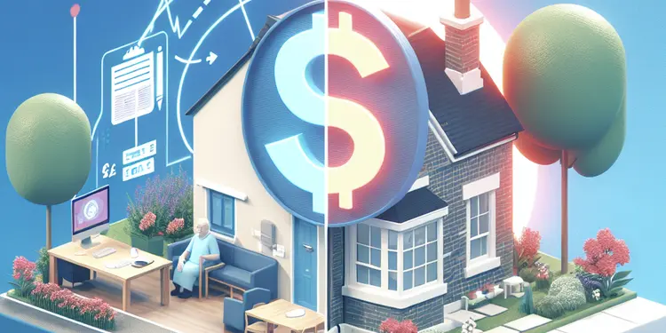 How do virtual wards differ from traditional home healthcare?