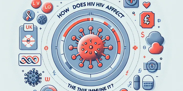 How does HIV affect the immune system?