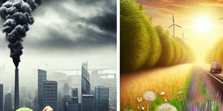 How does air pollution affect asthma?