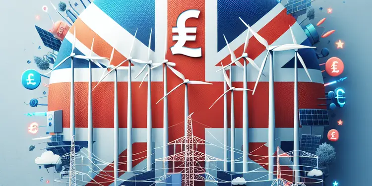 How does global energy demand affect UK energy prices?