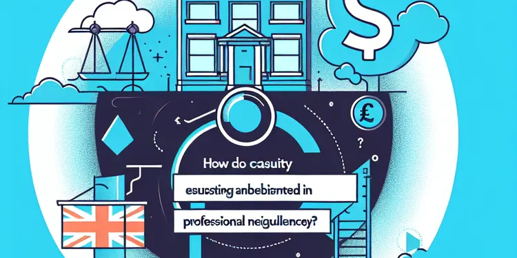 How is causation established in professional negligence?