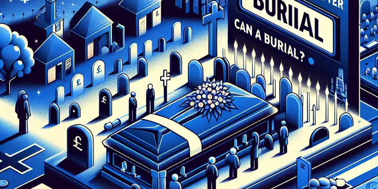 How soon after death can a burial take place?