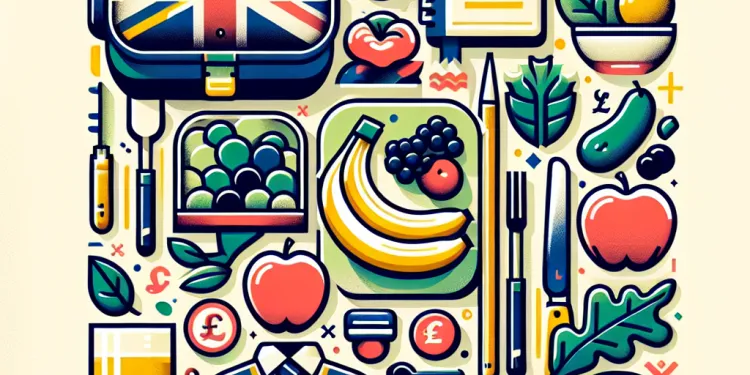 Is there a focus on healthy eating in UK school meals?