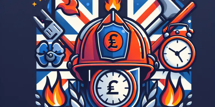 Is there a pension scheme for retained (part-time) firefighters in the UK?
