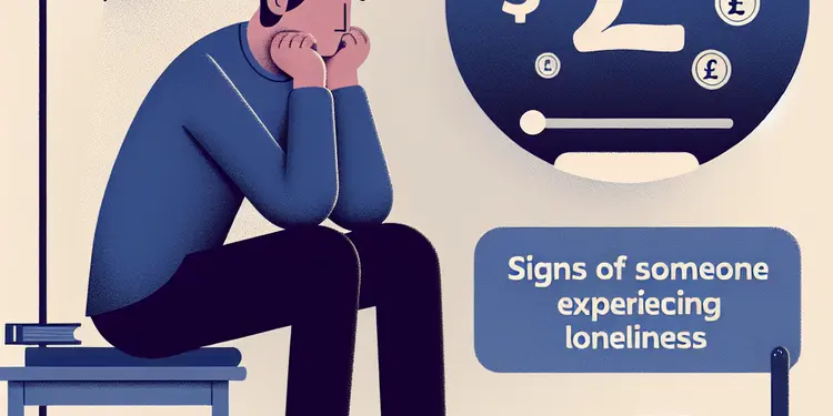 What are some signs that someone might be experiencing loneliness?