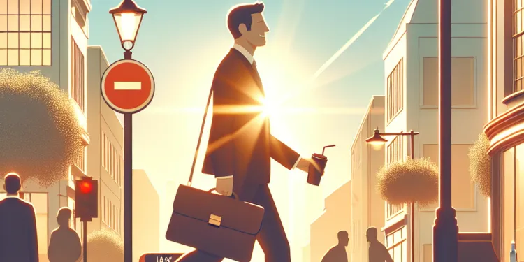 What are the health benefits of walking to work?