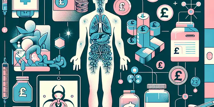 What are the symptoms of flesh-eating disease?