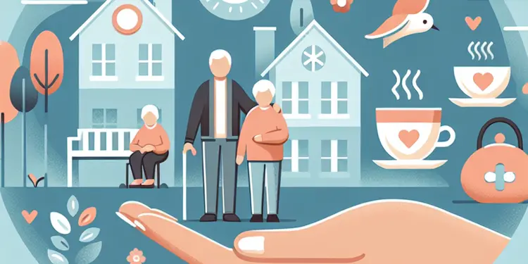 What should families consider when visiting a care home?