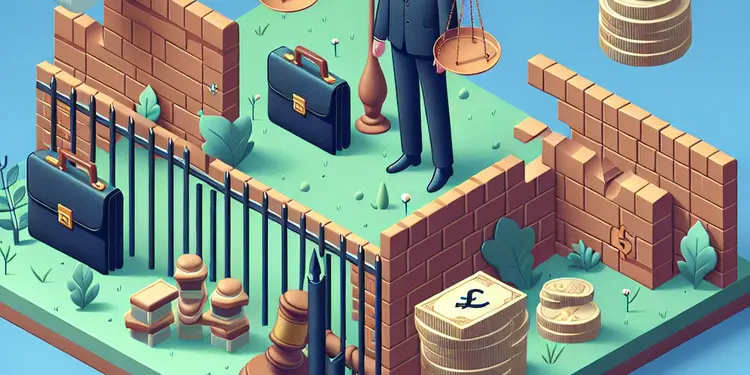 When should you consult a lawyer about a boundary dispute?