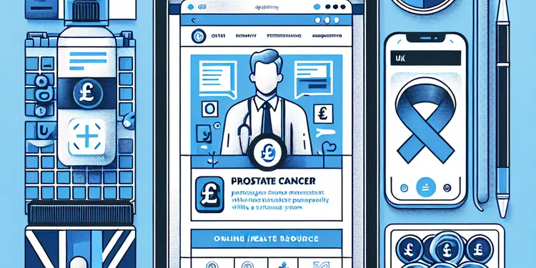 Where can I find online resources for prostate cancer treatments on the NHS?