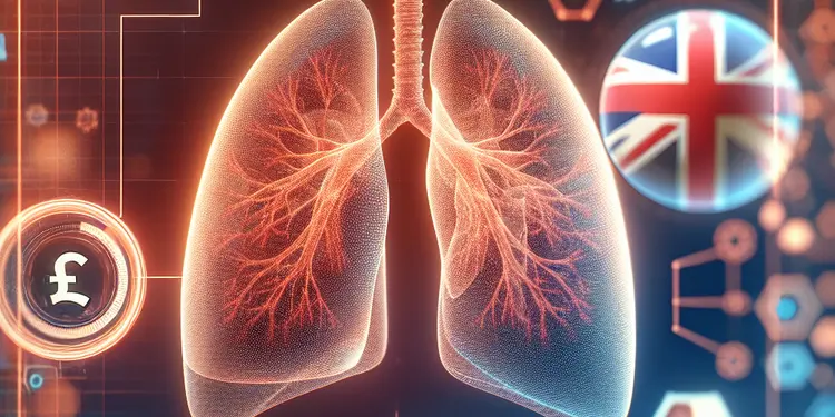 Which types of imaging data are analyzed by AI for lung cancer detection?