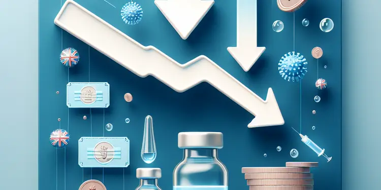 Why are vaccination rates declining in the UK?