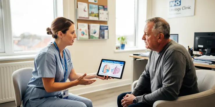 Aquablation Therapy takes around 45 minutes to do based upon the patients prostate size