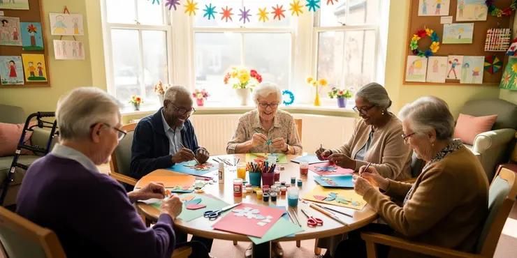Are activities provided for residents in care homes?
