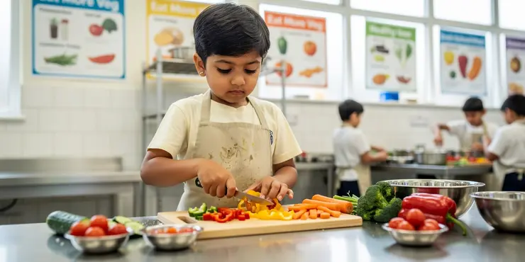 Are there educational components to the school meal program?