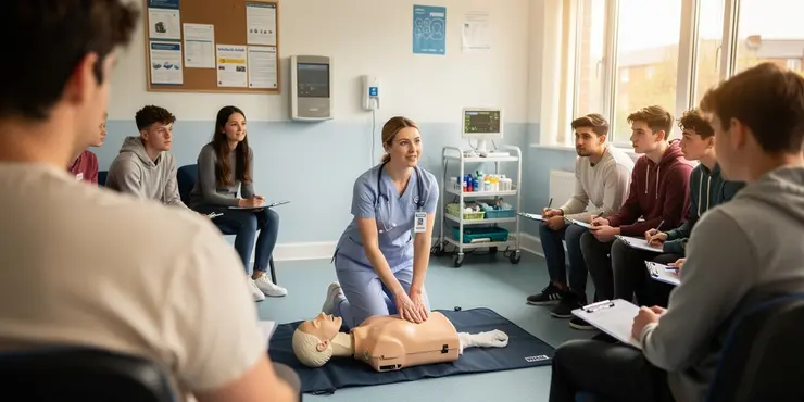 Are there online simulations for practicing first aid?