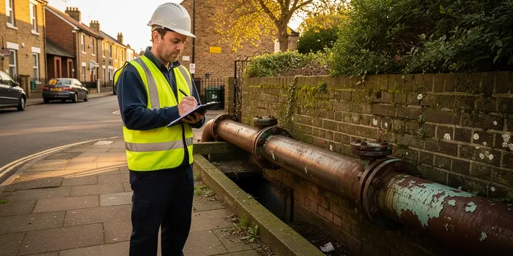 Are water companies responsible to maintain and update infrastructure in the UK?