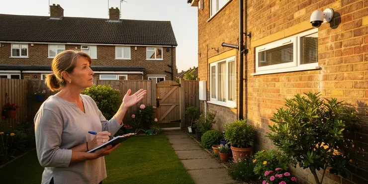 Can I ask for legal help to get my neighbor’s camera moved?