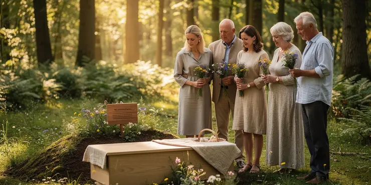Can I have a funeral ceremony at a woodland burial site?