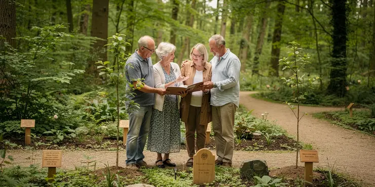 Can I plant a tree on a woodland burial site?