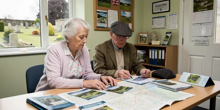 Can I reserve a burial plot in advance?