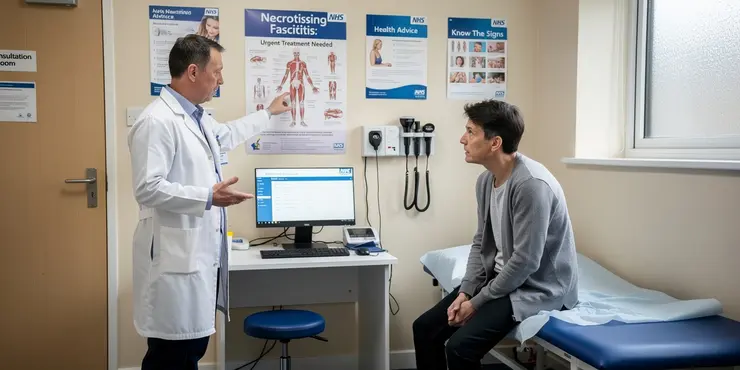 Can antibiotics alone cure flesh-eating disease?