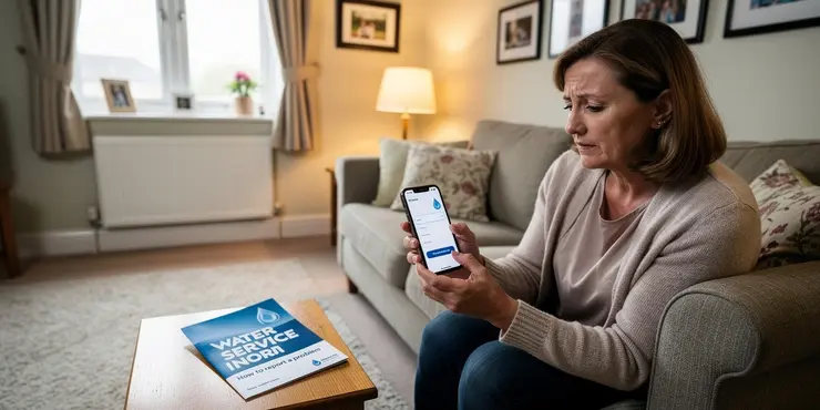 Can customers report issues with water infrastructure?