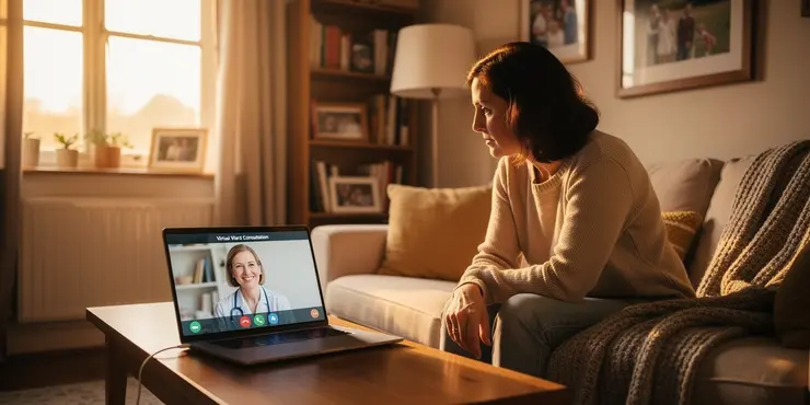 Can family members be involved in the care process on a virtual ward?