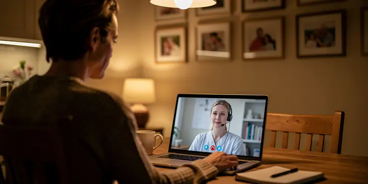 Can family members be involved in the care process on a virtual ward?