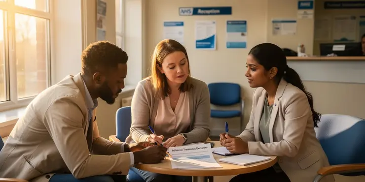 Can family members override an advance decision about treatment UK?