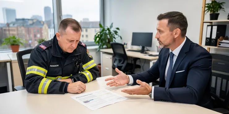 Can firefighters transfer other pension benefits into their firefighter pension scheme?