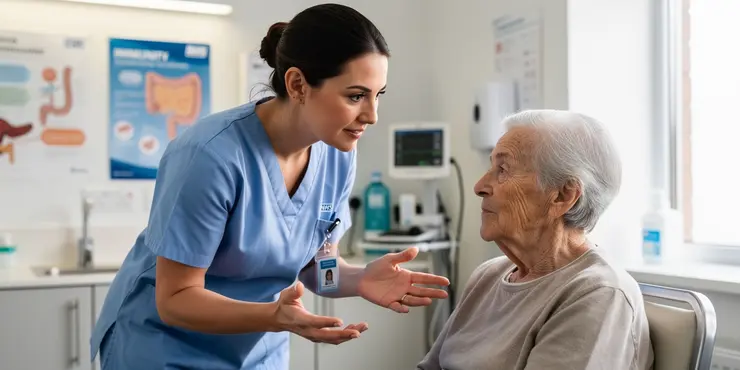 Can gut health influence the immune system in aging individuals?