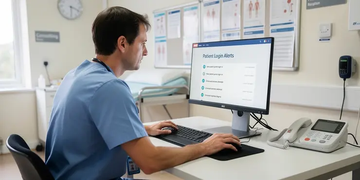 Can login alerts help in identifying unauthorized access?