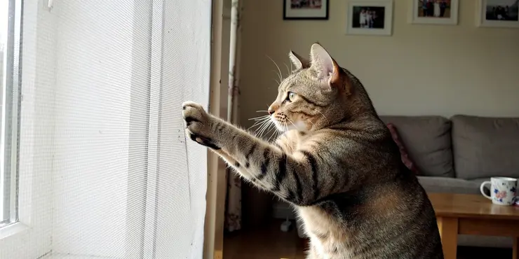 Can pets damage mosquito screens?