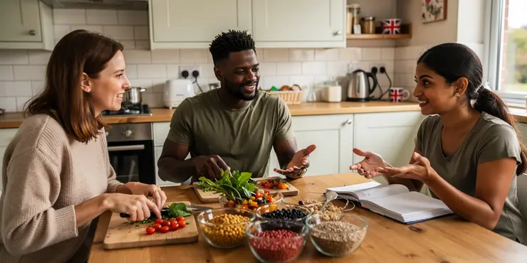Can protein requirements for adults per day be met with plant-based diets?
