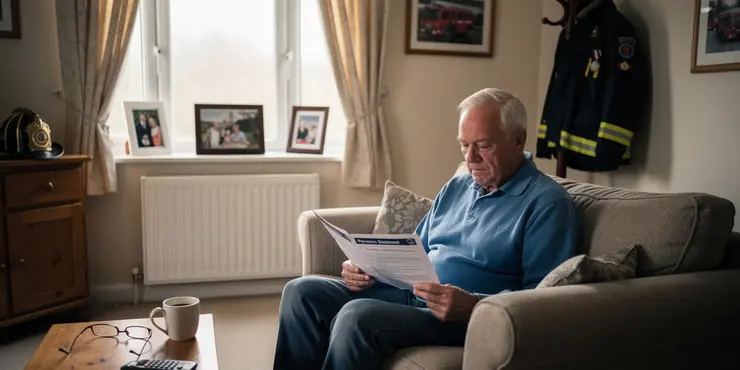 Can retired firefighters access their pension early on the grounds of ill-health?