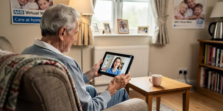 Do I need special equipment to be part of a virtual ward?