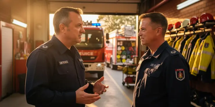 Do firefighters have to contribute to their pension schemes?