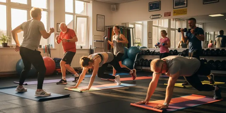 Do mixed exercises help in achieving a balanced physique?