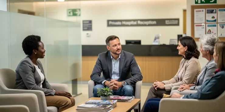 Do private hospitals have shorter waiting times for operations?